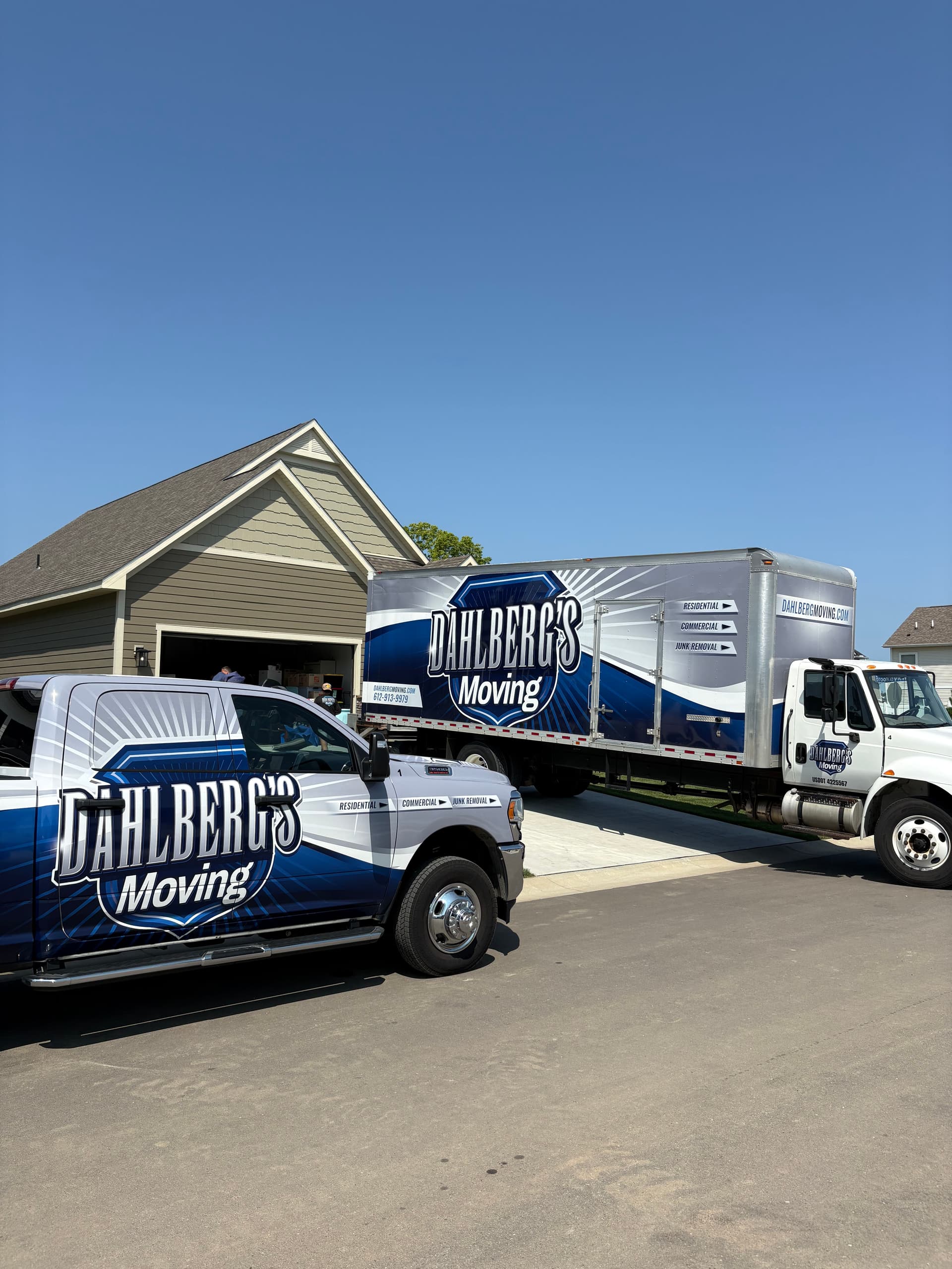 Gallery photos for Full House Move in Carver MN Handled With 2 Trucks and 5 Guys: Image #1