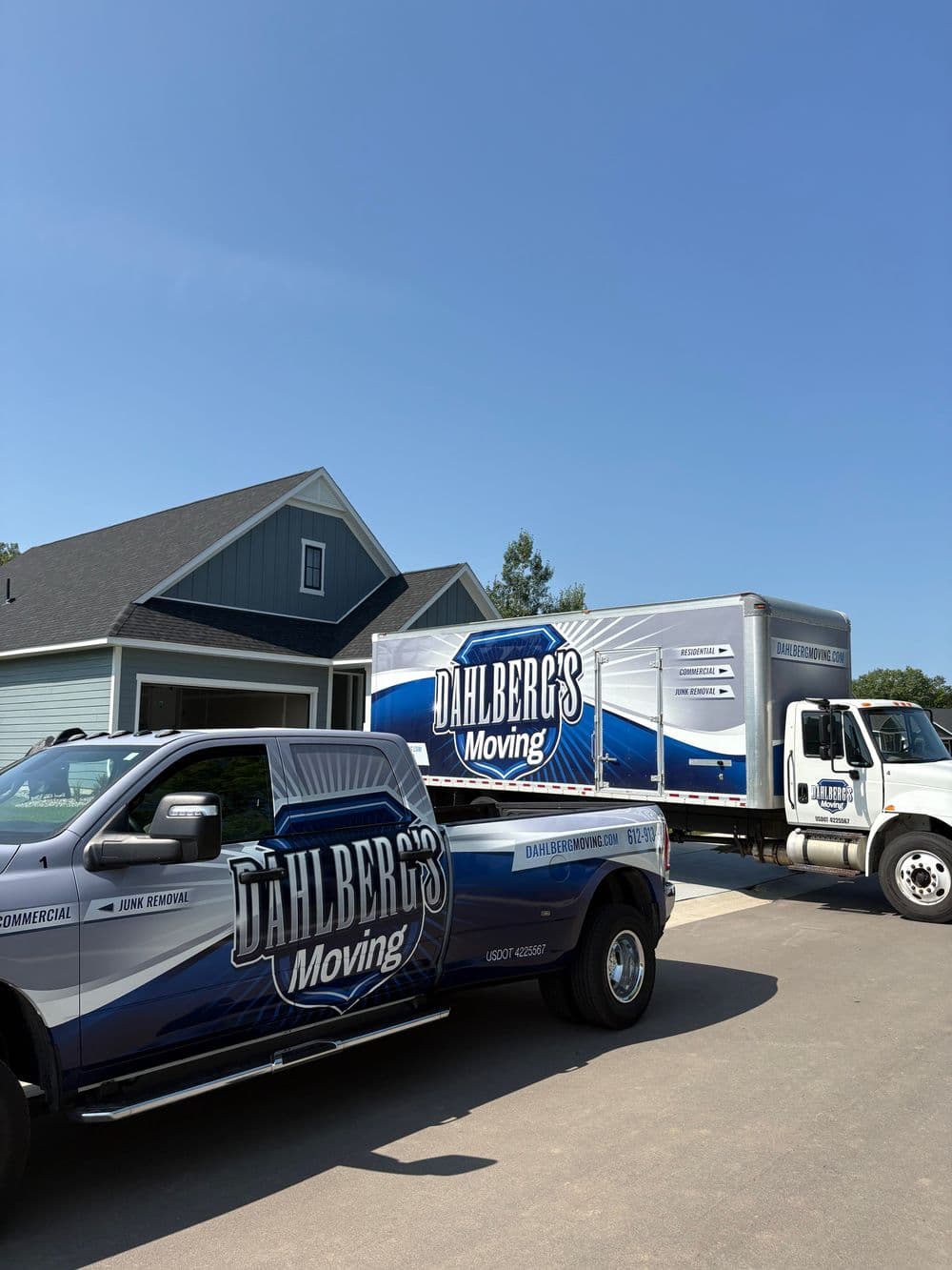 Dahlberg's Moving crew loading a residential moving truck